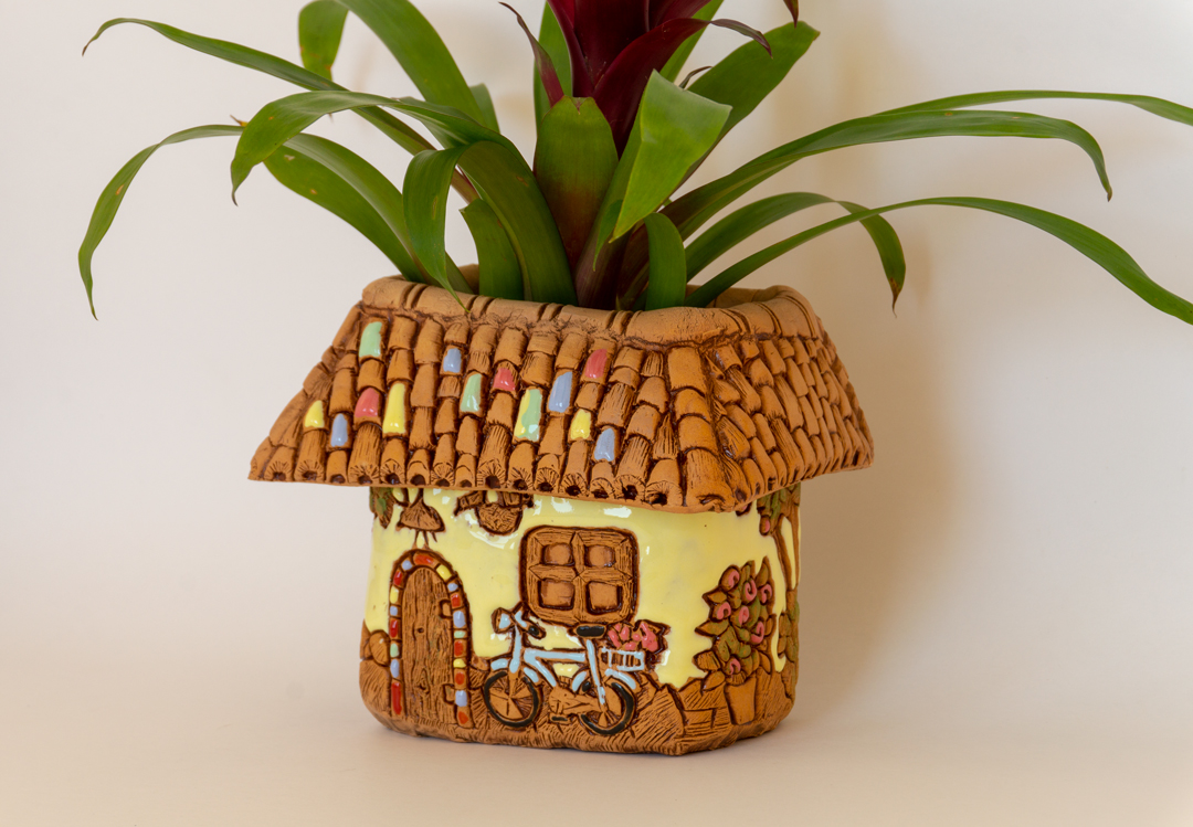 Таскана малая кашпо домик для цветов Кашпо керамическое, зоокашпо